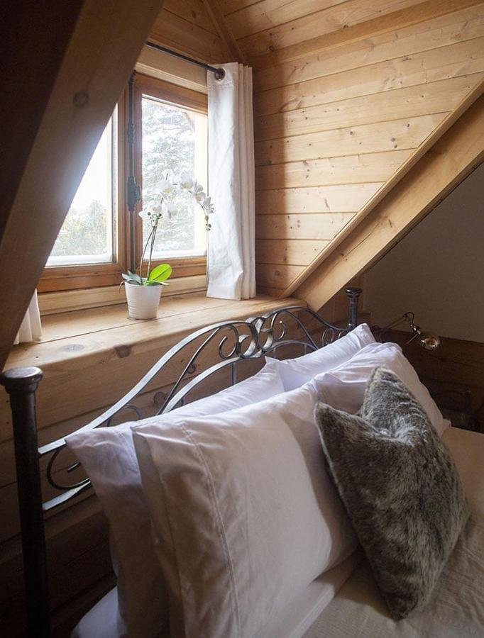 Hebergement "La Maison En Bois Rond" Sainte-Marie エクステリア 写真