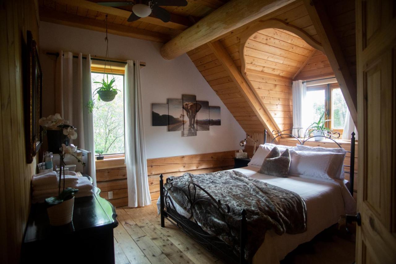 Hebergement "La Maison En Bois Rond" Sainte-Marie エクステリア 写真